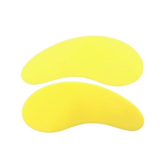 Płatki pod oczy do liftingu rzęs silikonowe wielokrotnego użytku (1 para), żółte ForMe