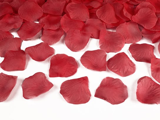 Płatki róż w woreczku, czerwony, 100 sztuk PartyDeco