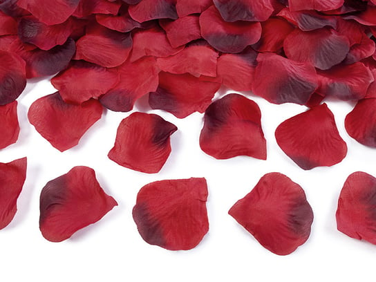 Płatki róż w woreczku, czerwony, 500 sztuk PartyDeco