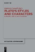 Plato's Styles and Characters Gruyter Walter Gmbh, Gruyter
