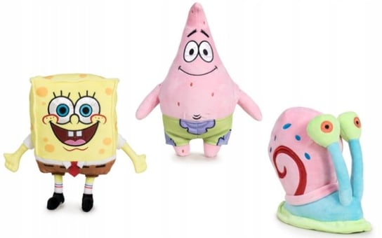 Play By Play, SpongeBob kanciastoporty, zestaw maskotek gacuś, patryk, spongebob Whitehouse Leisure