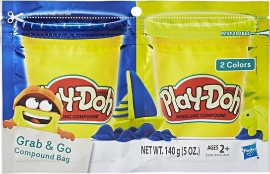 Play-Doh 2-Pak Ciastolina Granatowa + Żółta 140G Play-Doh