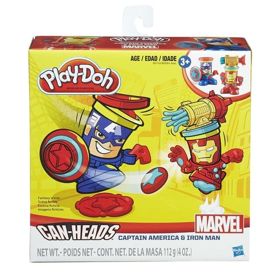 Play-Doh, Avengers, ciastolina Iron Man i Captain America Play-Doh