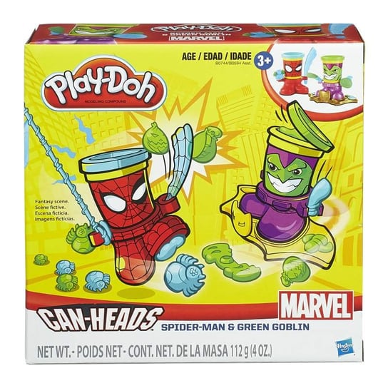 Play-Doh, Avengers, ciastolina Spiderman i Goblin Play-Doh