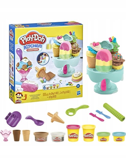 Play-Doh Ciastolina Karuzela z Lodami F5332 Play-Doh