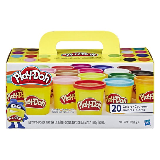 Play-Doh, Ciastolina Zestaw 20 Tub A7924 Play-Doh