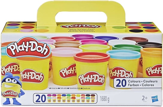 Play-Doh, duże opakowanie ciastoliny 20-pak, F4373 Play-Doh