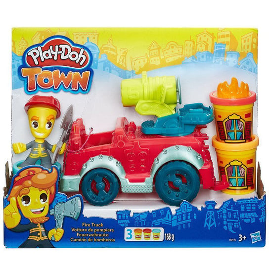 Play Doh Town, zestaw kreatywny Wóz strażacki Play-Doh