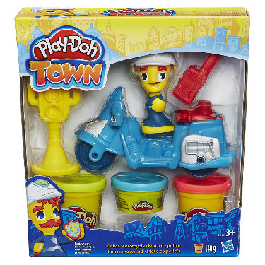 Play Doh Town, zestaw Motor Policyjny Play-Doh