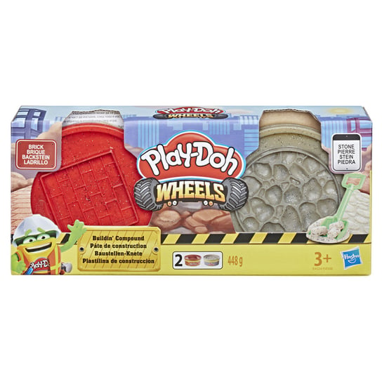 Play-Doh, Wheels, tuby budowlane Brick i Stone, E4508/E4524 Play-Doh