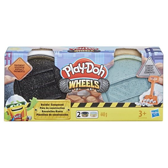 Play-Doh, Wheels, tuby budowlane Pavement i Cement, E4508/E4525 Play-Doh