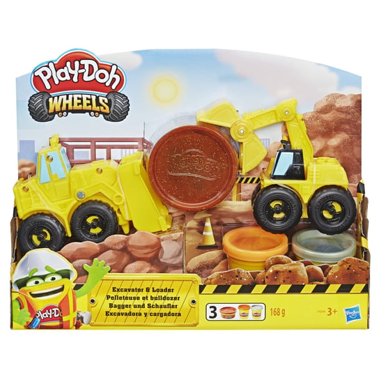 Play-Doh, Wheels, zestaw kreatywny Koparka, E4294 Play-Doh