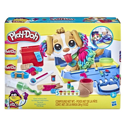 Play-Doh, zestaw Ciastolina, Wizyta u Weterynarza, F3639 Play-Doh