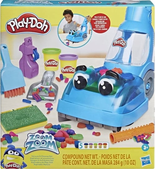 Play-Doh Zestaw Czyszczący I Sprzątający Odkurzacz Play-Doh