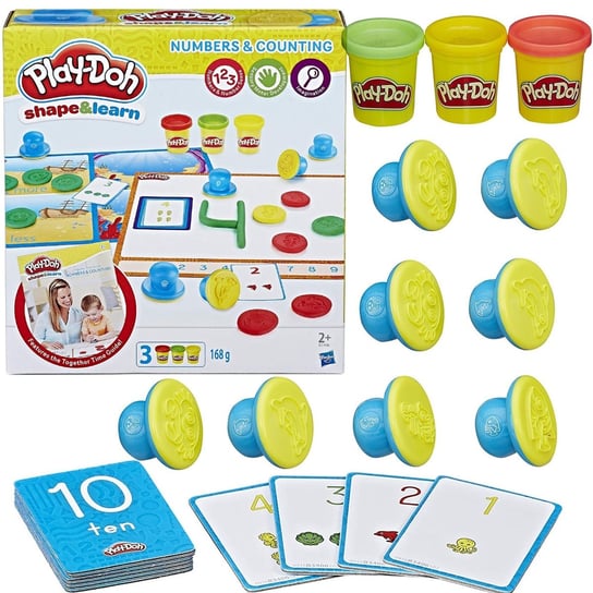 Play-Doh, zestaw kreatywny Ciastolina Nauka Cyferek i Liczenia Play-Doh