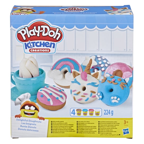 Play-Doh, zestaw kreatywny Kitchen creations, Pączki i Pączuszki, E3344 Play-Doh