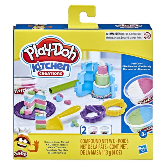 Play-Doh, zestaw kreatywny Kitchen creations, Torty, F4714 Play-Doh