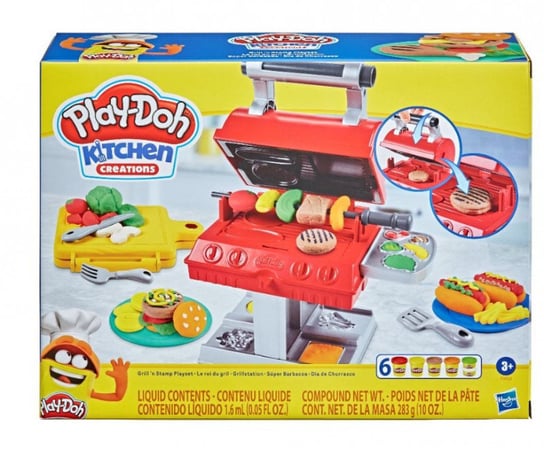 Play-Doh, zestaw kreatywny Kitchen, Grill, F0652 Play-Doh