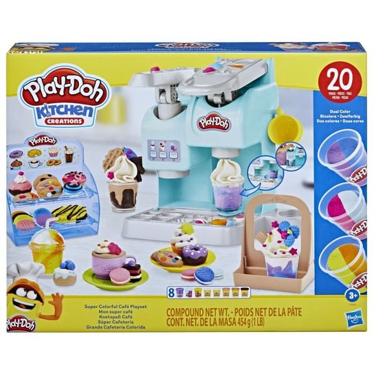 Play-Doh, zestaw kreatywny Kitchen, Kolorowa kawiarnia, F5836 Hasbro