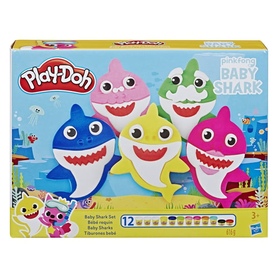 Play-Doh, zestaw kretywny Baby Shark Play-Doh