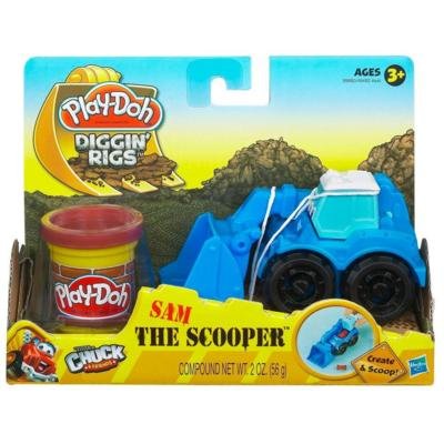 Play-Doh, zestaw Wesołe pojazdy budowlane: Koparka Play-Doh