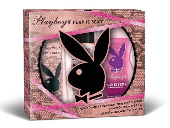 Playboy, Play it Sexy, zestaw kosmetyków, 3 szt. Playboy