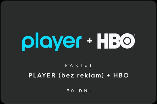PLAYER (bez reklam) + HBO 30 dni Inne lokalne