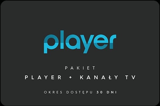 PLAYER + KANAŁY TV - 30 dni Player