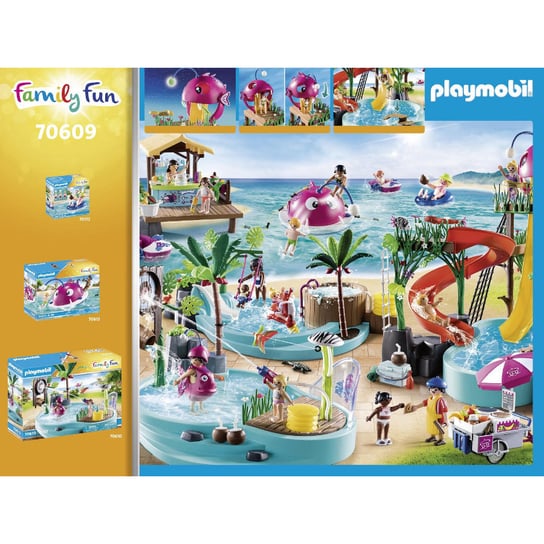 PLAYMOBIL 70609 Aqua Park ze zjeżdżalniami Playmobil