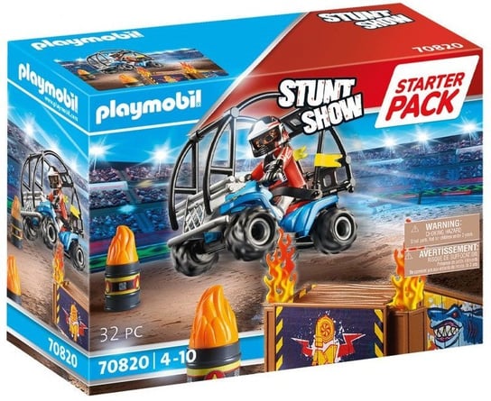 Playmobil 70820, Starter Pack, Pokaz Kaskaderski Z Quadem Playmobil