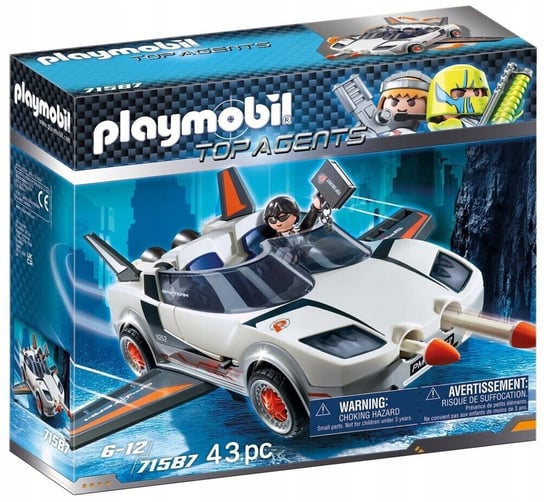 Playmobil 71587 Top Agent Spy Racer Kosmiczny Agent Auto Playmobil