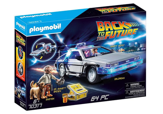 PLAYMOBIL, Back to the Future DeLorean, 70317 Playmobil