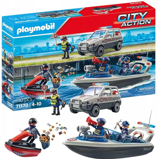 Playmobil City Action 71570 Pościg Policyjny W Wodzie Playmobil