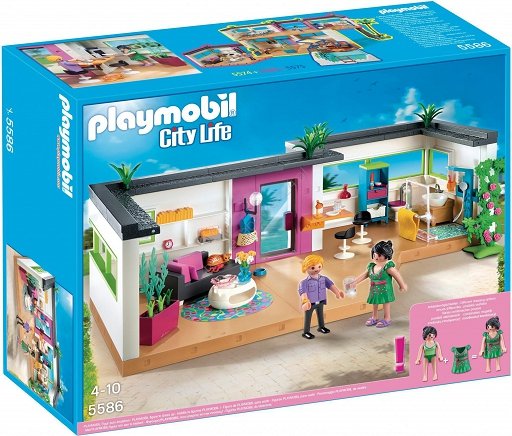 Playmobil City Life, klocki Domek dla gości, 5586 Playmobil