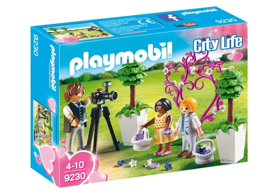 Playmobil City Life, klocki Fotograf i dzieci z kwiatkami, 9230 Playmobil
