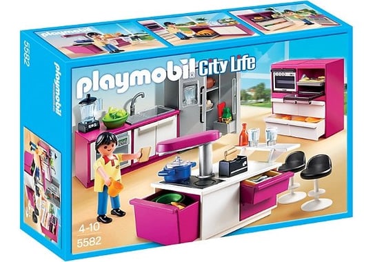 Playmobil City Life, klocki Nowoczesna kuchnia, 5582 Playmobil