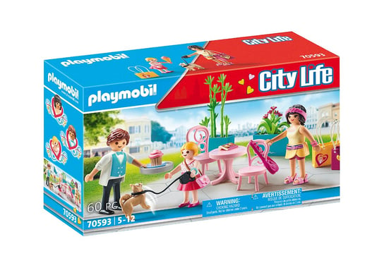 Playmobil, City Life Modna Kawiarnia 70593 5+ Playmobil Playmobil