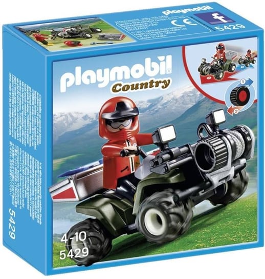 Playmobil Country, klocki Quad ratownictwa górskiego, 5429 Playmobil