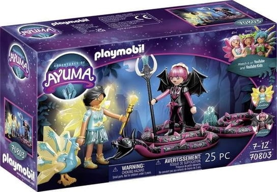 Playmobil Crystal Fairy i Bat Fairy z tajemniczymi zwierzętami (70803) Playmobil