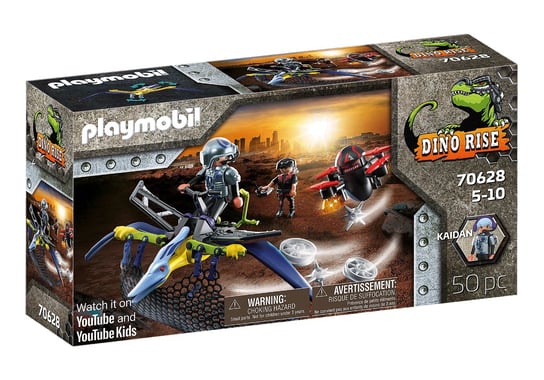 Playmobil, Dino Rise, Pteranodon atak z powietrza 70628 Playmobil