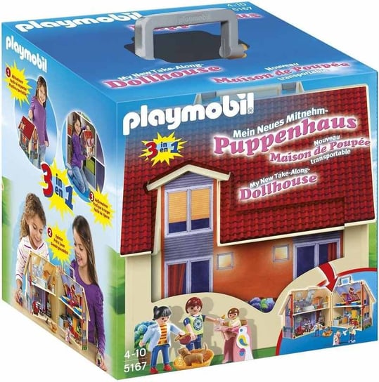 Playmobil Dollhouse, klocki Przenośny domek dla lalek, 5167 Playmobil