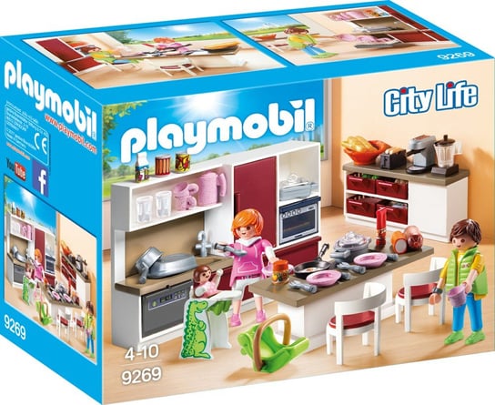 PLAYMOBIL, Duża rodzinna kuchnia, 9269 Playmobil