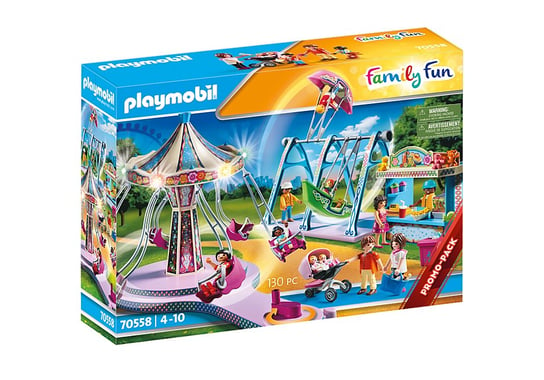Playmobil, Duży Park Rozrywki 70558 4+ Playmobil Playmobil