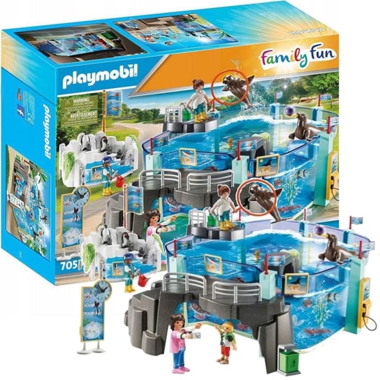 Playmobil Family Fun 70537 Oceanarium Z Basenem Dla Pingwinów Playmobil