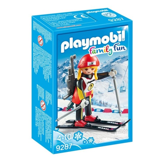 Playmobil Family Fun, klocki Biathlonistka, 9287 Playmobil