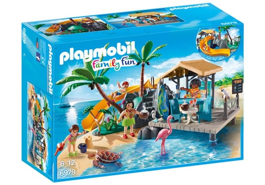 Playmobil Family Fun, klocki Karaibska wyspa z barem na plaży, 6979 Playmobil