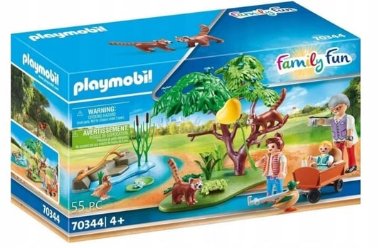 Playmobil, Family Fun, Młode pandy w zoo, 70344 Playmobil