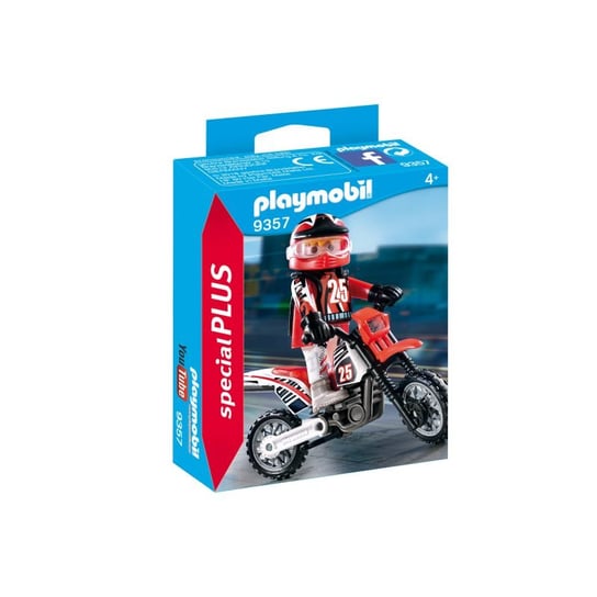 Playmobil, figurka Kierowca motocrossowy, 9357 Playmobil