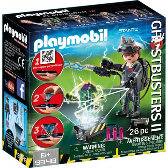 Playmobil Ghostbusters II, klocki Pogromca duchów Raymond Stantz, 9348 Playmobil