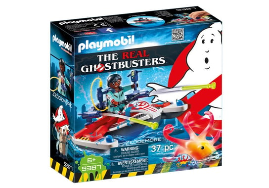 Playmobil Ghostbusters, klocki Zeddemore ze skuterem wodnym, 9387 Playmobil